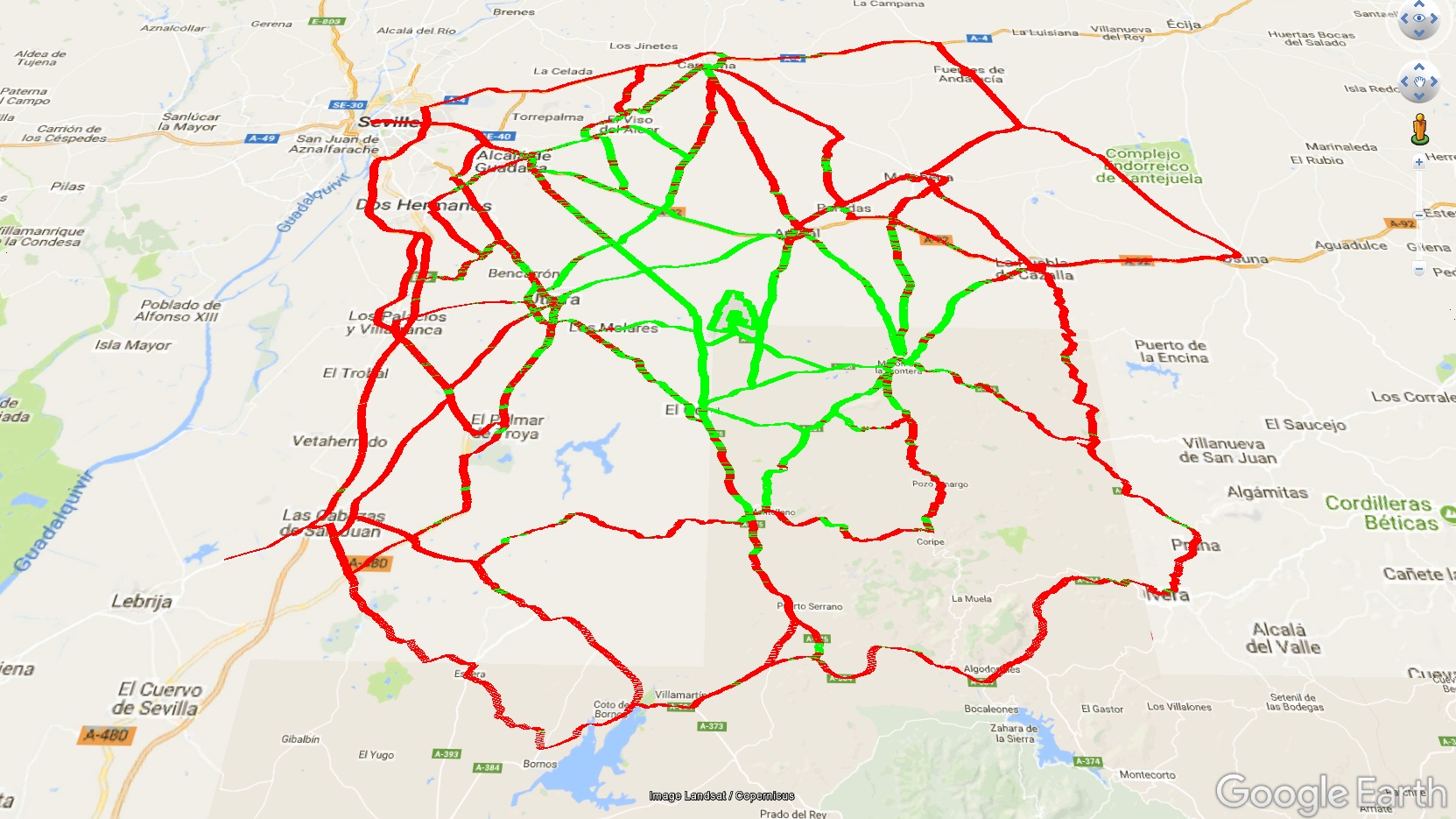 PUMA coverage map output KML